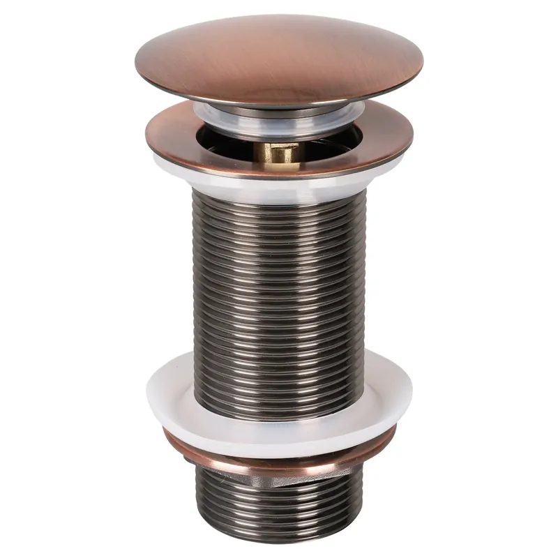Direct Beschikbaar Differnz afvoerplug pop up | design | koper | large | Ø 66 mm x 98 mm