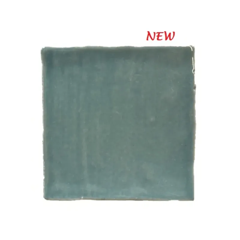 Op = Op Terre d'Azur Porto Tegel 10x10cm Blauw Groen F045