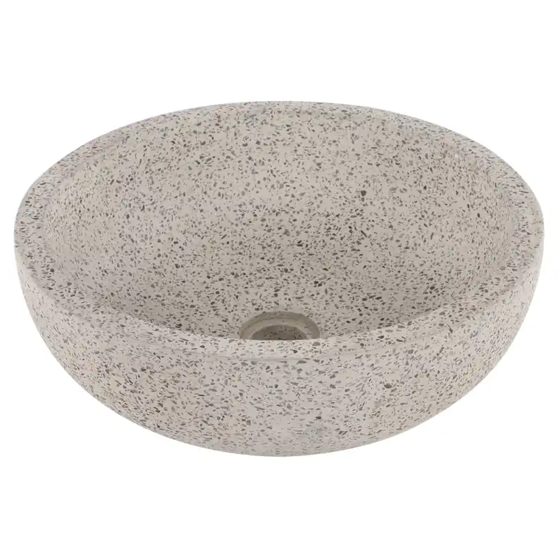 Differnz waskom terrazzo | zwart/wit | Ø 40 cm Laatste Kans
