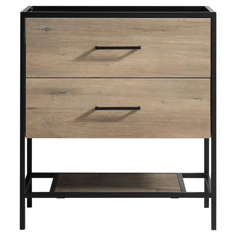 Differnz Industrial onderkast FSC® | walnut | 139 x 45.5 x 82 cm Express Levering