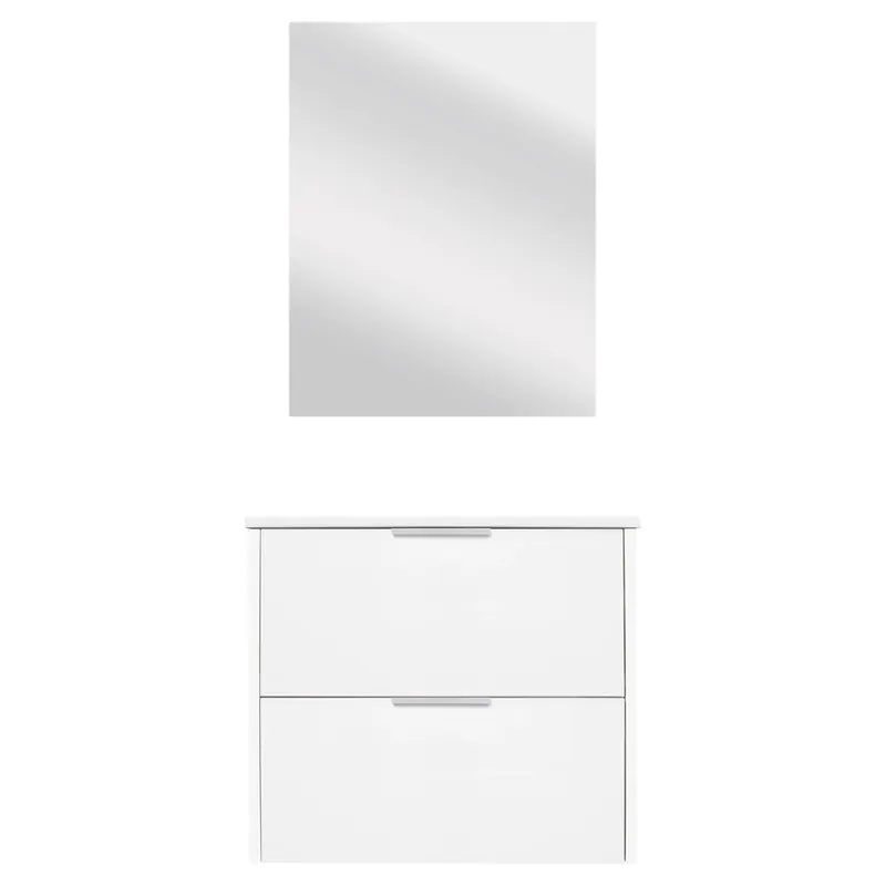 Differnz Bolo badmeubelset knock-down, FSC® | hoogglans wit | 60 cm Populair