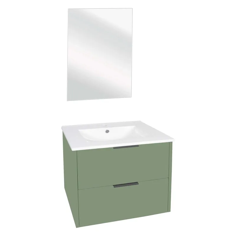 Must-Have Differnz Bolo badmeubelset knock-down, FSC® | groen | 60 cm