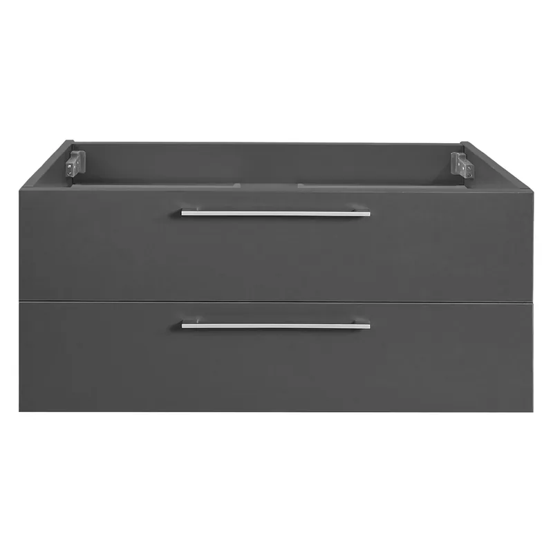 Differnz Somero onderkast 2 lades | antraciet | 80 cm Must-Have