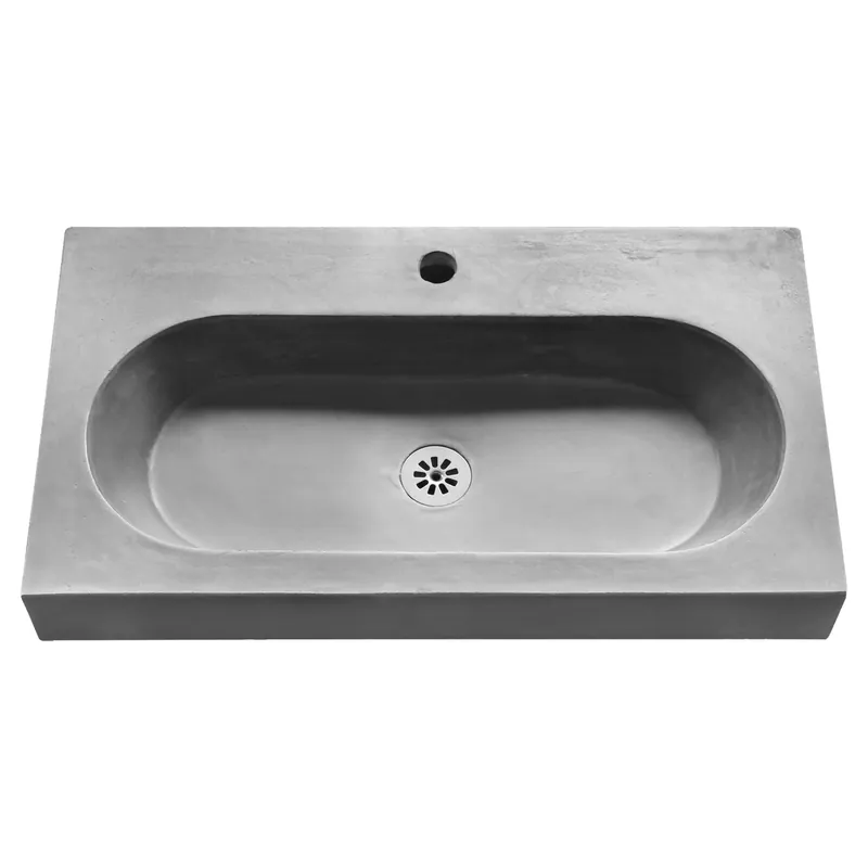 Populair Differnz Somero wastafel 1 kraangat | beton | 60 cm