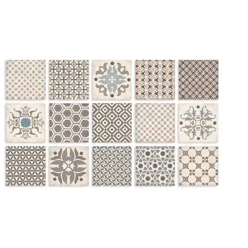 Seizoensaanbieding Terre d'Azur Epoca Marfil Decor Mix 15x15 cm