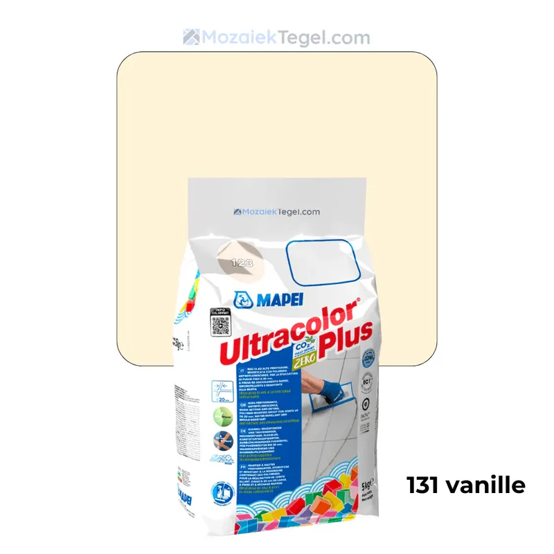 Mapei | Ultracolor Plus | 131 Vanille | Cementgebonden | Voegmiddel | 5KG Koop Vandaag