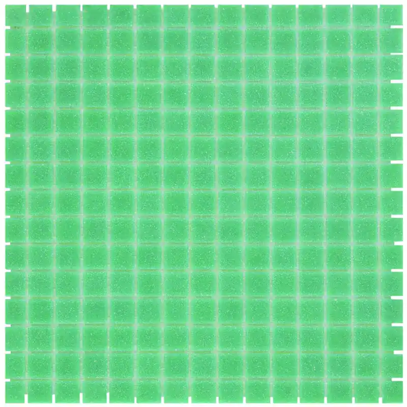 Hoge Kwaliteit The Mosaic Factory Amsterdam Mozaiek Tegel Vierkant - Jade Groen Glas Basic 322x322 mm
