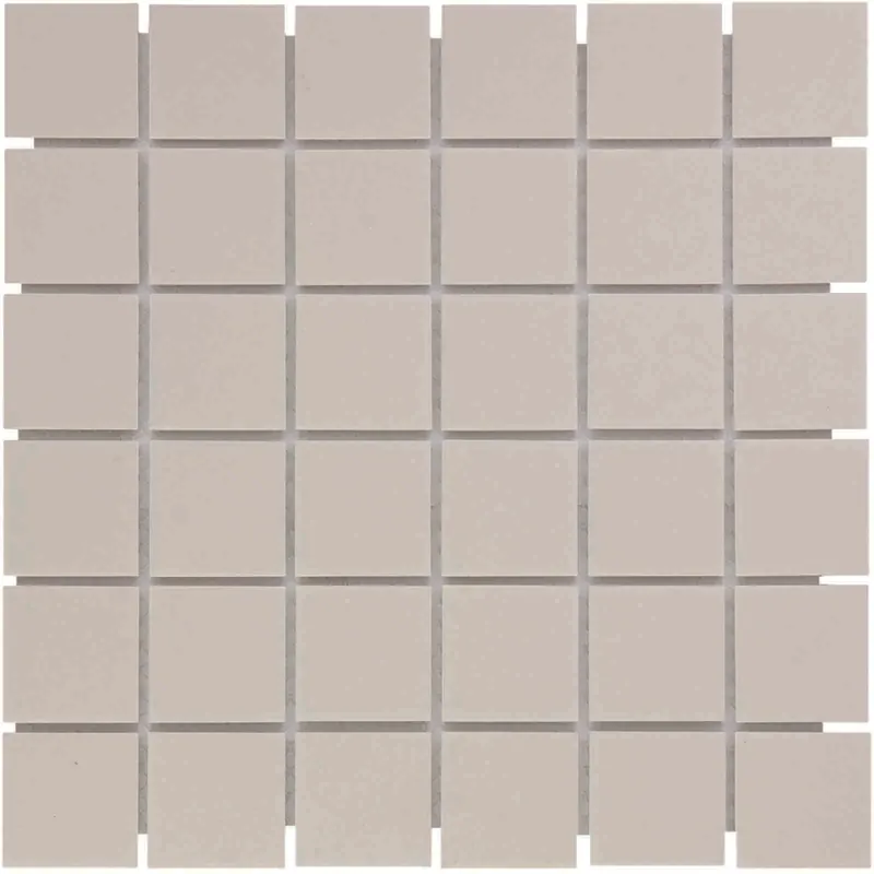 The Mosaic Factory London Mozaiek Tegel Vierkant - Wit Porselein Ongeglazuurd, R11 309x309 mm Favoriet