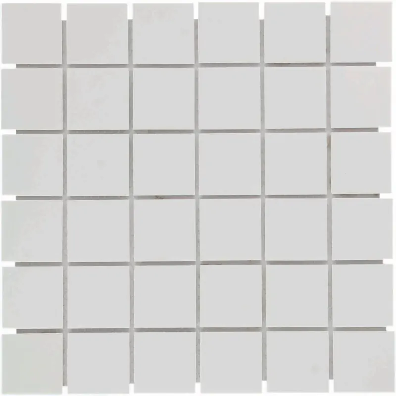 The Mosaic Factory London Mozaiek Tegel Vierkant - Super Wit Porselein Ongeglazuurd, R11 309x309 mm Uitverkoop