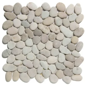 Meest Verkocht The Mosaic Factory Natural Stone Mozaiek Tegel Kiezel - Tan Kiezels Natural 304x300 mm