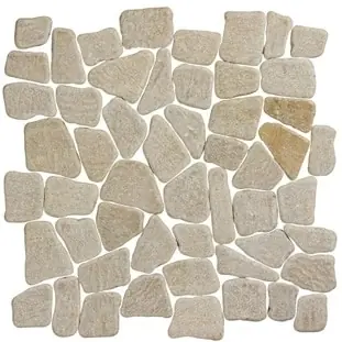 Stone Line Palladiana Mozaiek Tegel Breuk - Beige Mix Marmer Ongeglazuurd 300x300mm Tijdelijk Beschikbaar