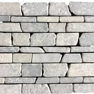 Stone Line Multi-Sticks Mozaiek Tegel Langwerpig - Grijs Marmer Ongeglazuurd 240x300mm Exclusieve Aanbieding
