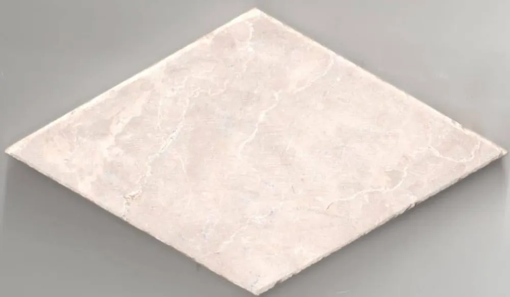 Stone Line Rombo Mozaiek Tegel Ruit - Crème Marmer Ongeglazuurd 75x150mm Nu Kopen