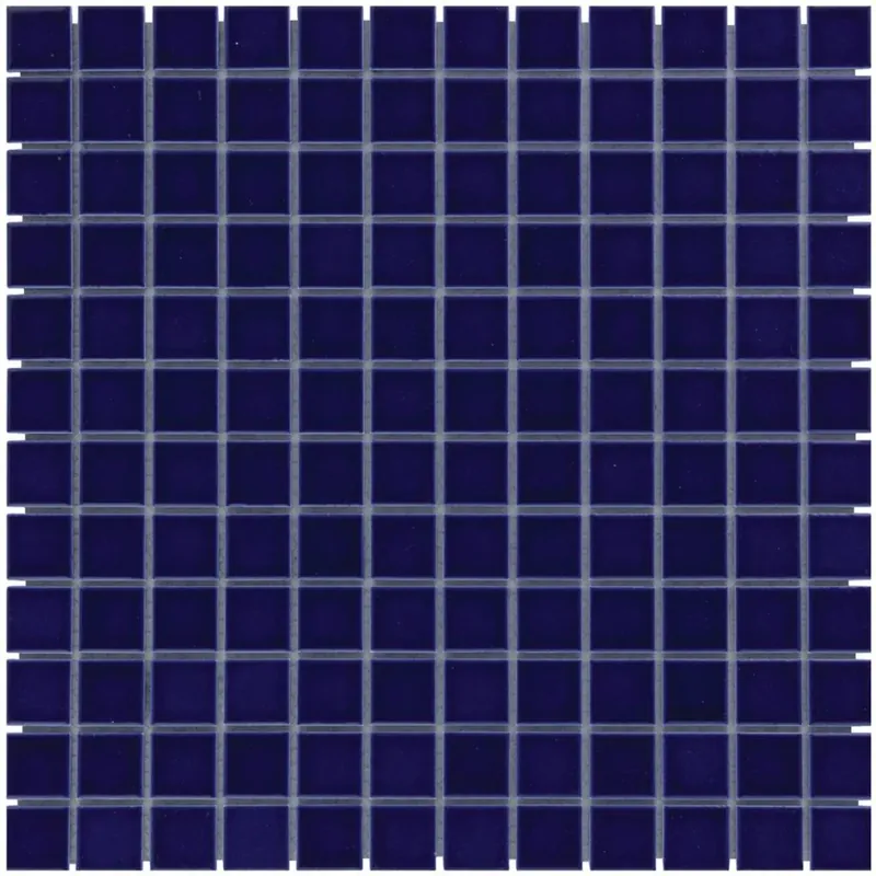 Hete Deal The Mosaic Factory Barcelona Mozaiek Tegel Vierkant - Donker Blauw Porselein Geglazuurd 300x300 mm