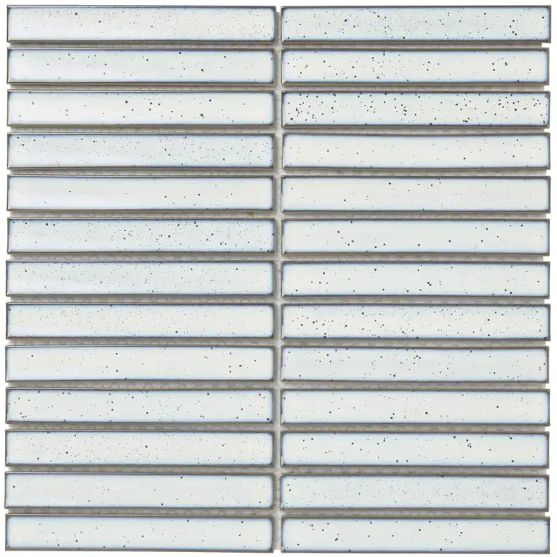 The Mosaic Factory Sevilla Mozaïek Tegel Kitkat Vinger - Wit Porselein Geglazuurd 296x299 mm Beperkt Aanbod