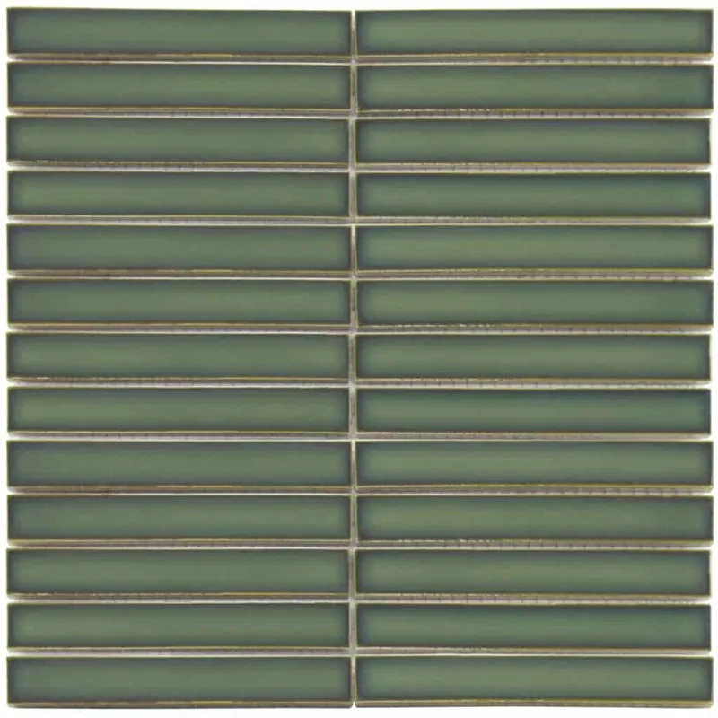 Nu Kopen The Mosaic Factory Sevilla Mozaïek Tegel Kitkat Vinger - Regenwoud Groen Porselein Geglazuurd 296x299 mm