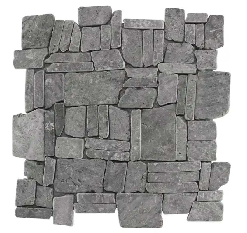 Betaalbaar Stabigo Mosaic random light gray 30x30 cm