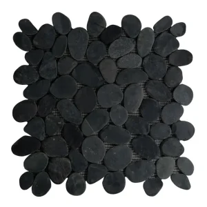 Veilige Betaling Stabigo Pebble S sliced tumb honed gray swarthy 30x30 cm