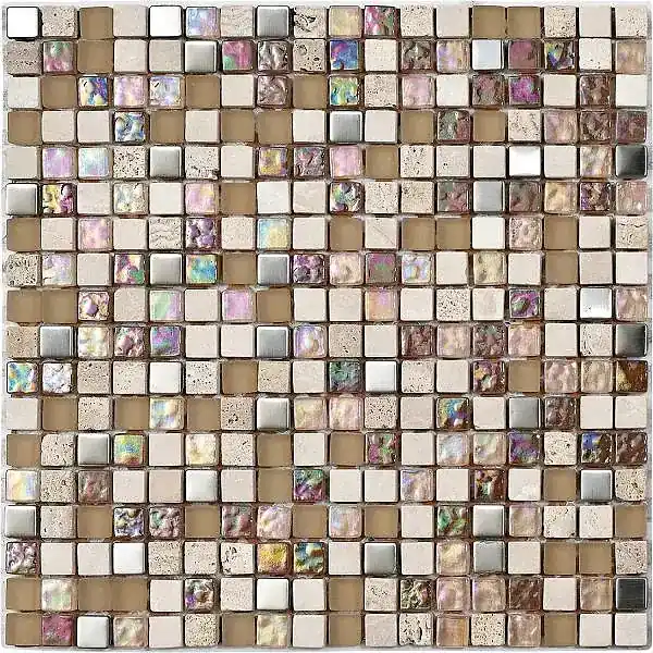 Koopje Mozaïek tegels Lagos Duna 30x30 - Vierkant Wand en vloer Glas