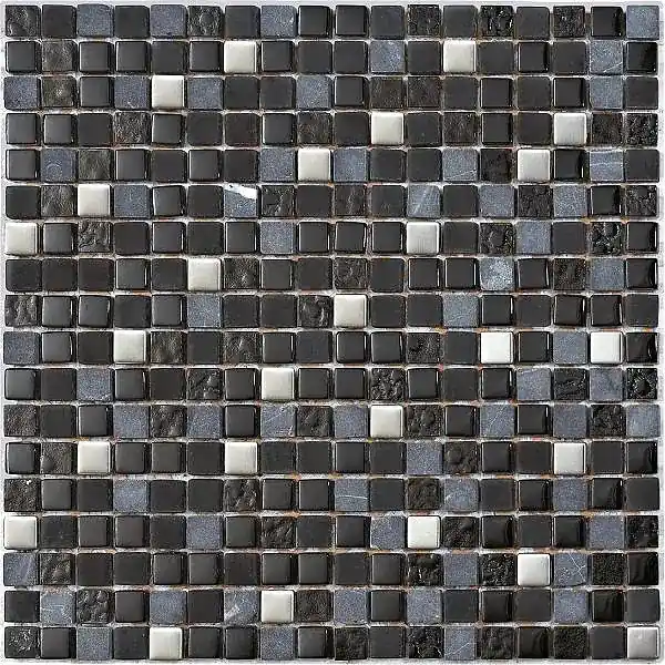 Goedkoop Mozaïek tegels Lagos nacht 30x30 - Vierkant Wand en vloer Glas