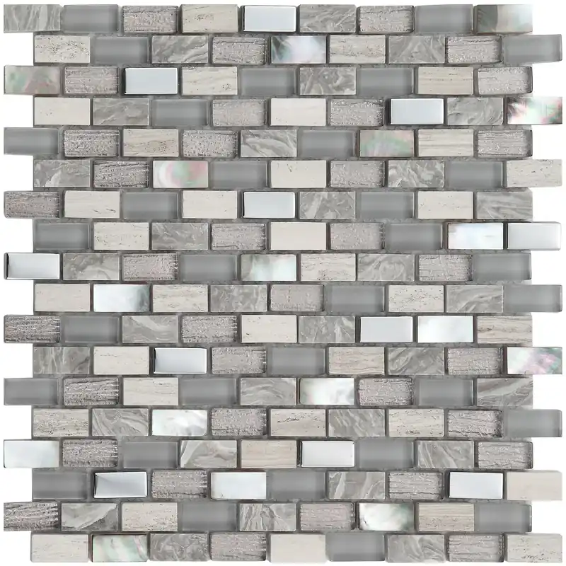 Mozaïek tegels Nacar Steen 30x30 - Rechthoek Wandtegels Glas Beste Prijs