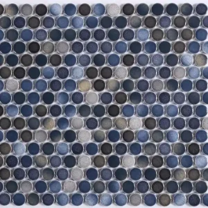 Seizoensaanbieding Mozaïek tegels Penny Bewolkt 29,1x31,5 - Rond Wand en vloer Geglazuurde porseleinen steengoed