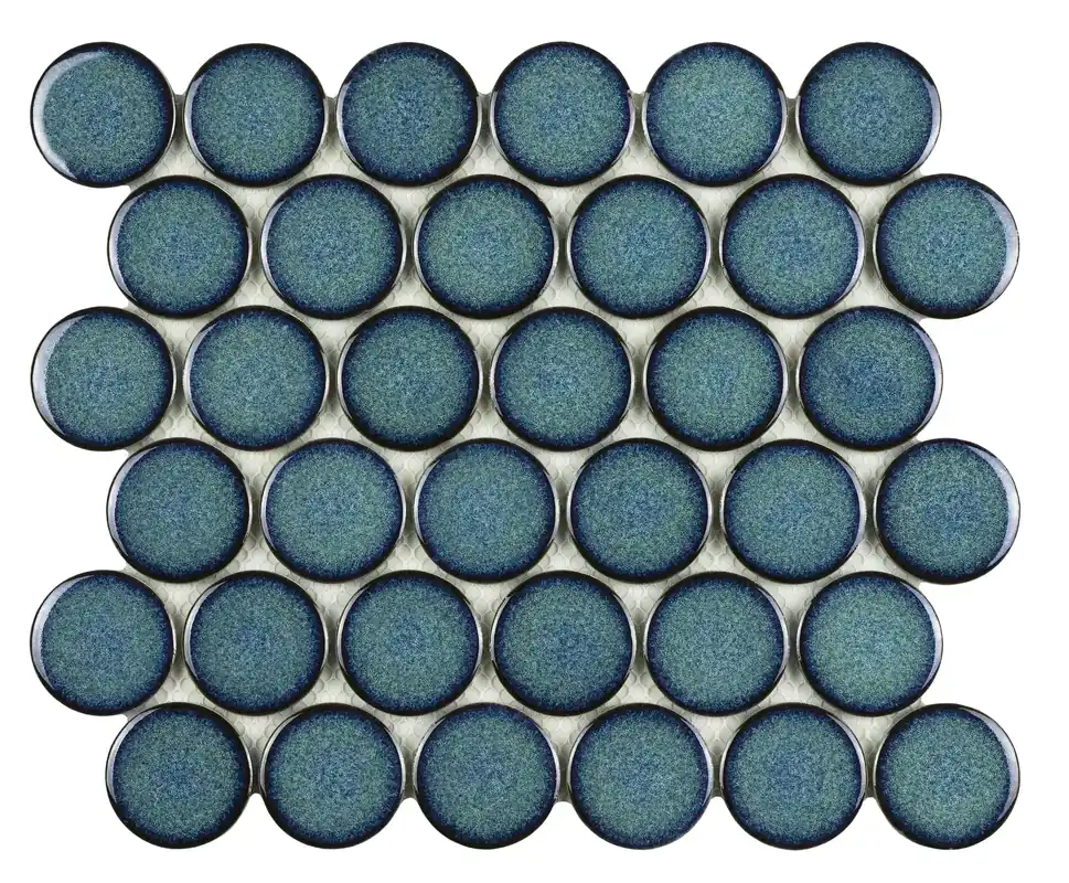 Gecertificeerd Mozaïek tegels Rond Wintertaling 30,4x26,3 - Rond Wand en vloer Geglazuurde porseleinen steengoed