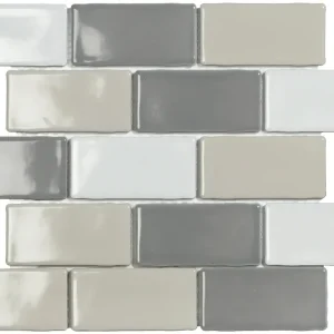 Mozaïek tegels York Blend Glans 26,x30,9 - Rechthoek Wandtegels Geglazuurde porseleinen steengoed Betrouwbaar