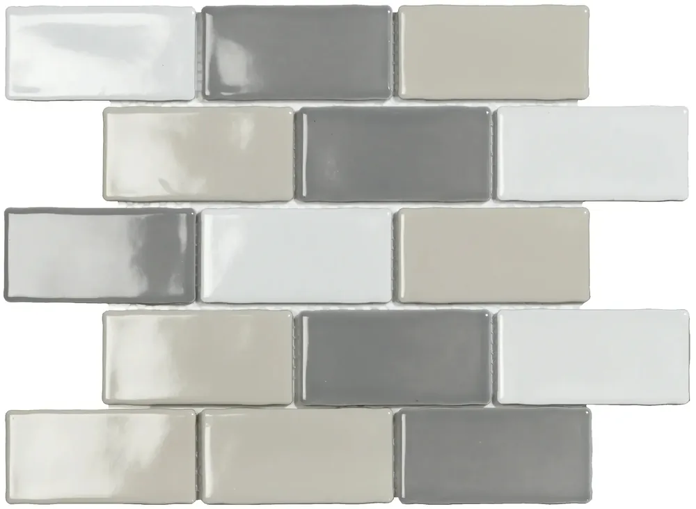 Mozaïek tegels York Blend Glans 26,x30,9 - Rechthoek Wandtegels Geglazuurde porseleinen steengoed Betrouwbaar
