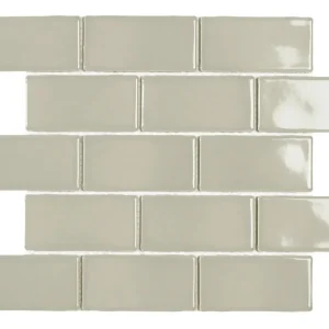 Mozaïek tegels York Bone Glans 26,5x30,9 - Rechthoek Wandtegels Geglazuurde porseleinen steengoed Korting