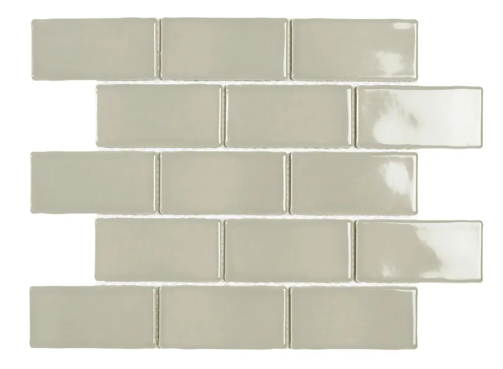 Mozaïek tegels York Bone Glans 26,5x30,9 - Rechthoek Wandtegels Geglazuurde porseleinen steengoed Korting