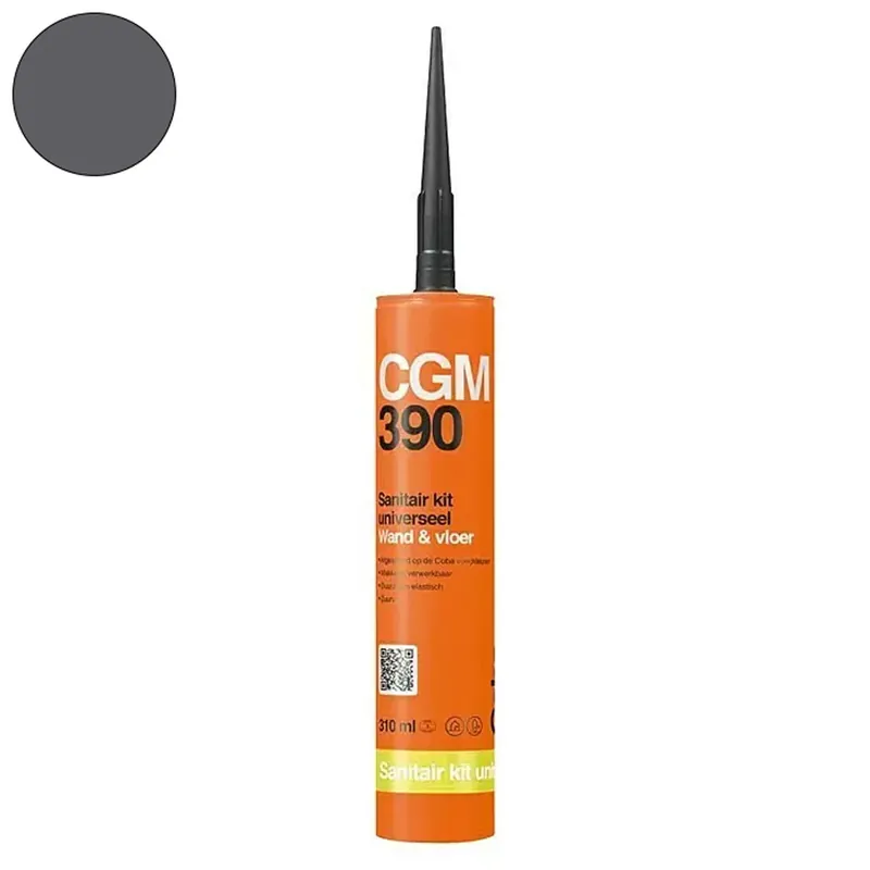 Hoge Kwaliteit Coba CGM390 Sanitairkit Antraciet 310ml Vloer- en wandtegels