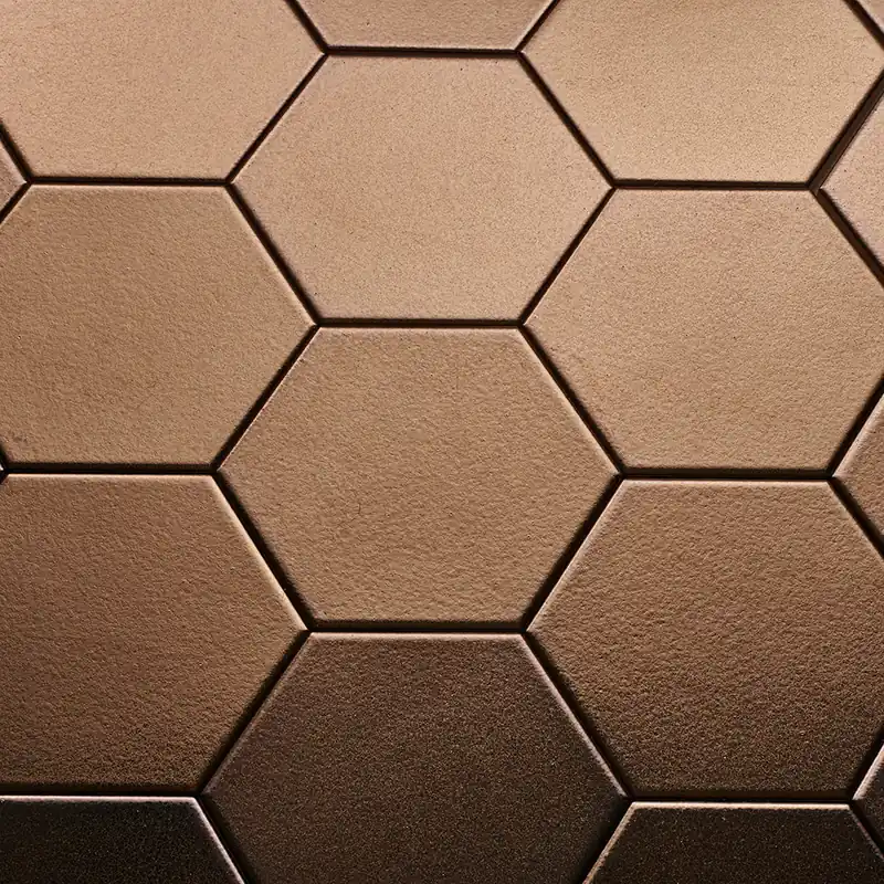 Meest Verkocht Dateg Wandtegel Hexagon Onda Bronze