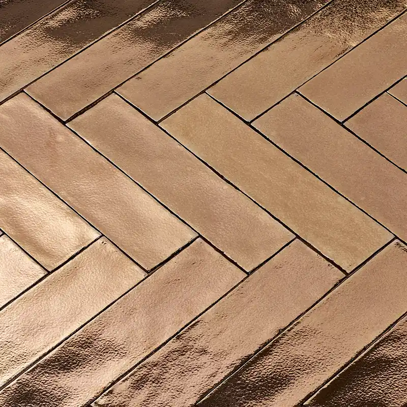 Laatste Kans Dateg wandtegel handvorm Goud 7,5x30