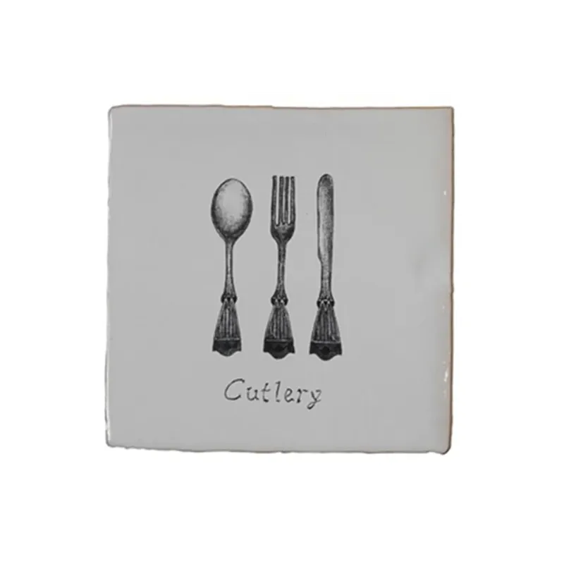 Terre d'Azur Malaga Bone Decor Cutlery 13x13 cm Must-Have