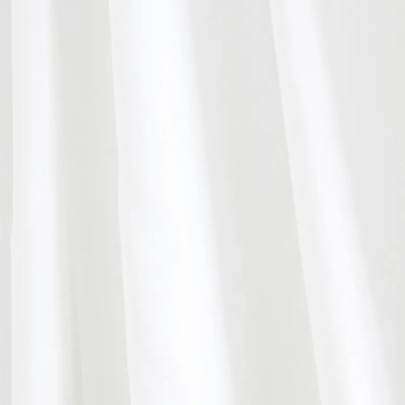 Weekendaanbieding Differnz Color douchegordijn 100% polyester - verzwaarde onderzoom - 120 x 200 cm - wit