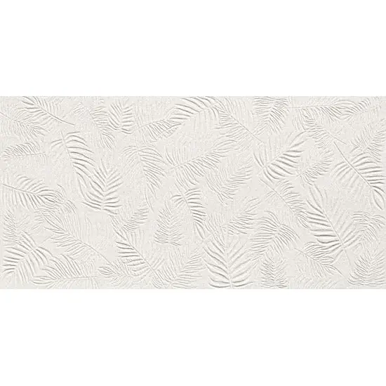 Favoriet Atlas Concorde 3D Wall Carve A578 wandtegel 40x80cm 8,5mm mat rect. leaf white