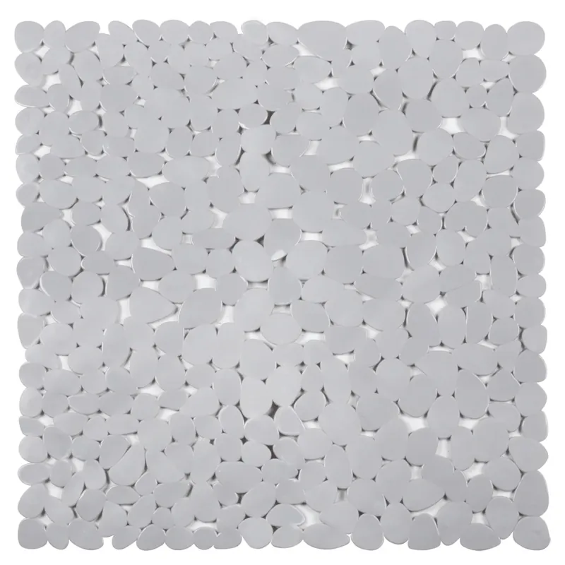 Differnz Lapis inlegmat douche - 100% PVC - anti-slip laag - 54 x 54 cm - grijs Speciale Aanbieding