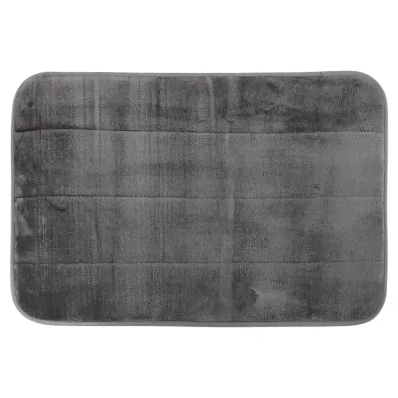 Populair Differnz Relax badmat microfiber/normal foam - 60 x 40 cm - antraciet