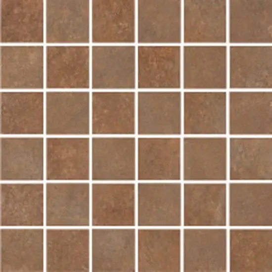 Lage Kosten Mozaïektegel Serenissima Studio 50 1069282 VLMoz.300X300 Terracotta 10mm Mt.Ret.R10 F:050X050