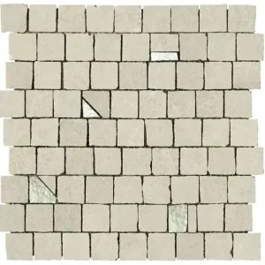 Mozaïektegel Serenissima Studio 50 1069314 VLMoz.300X300 Sabbia 10mm Mat Ret.R10 F:Random Express Levering
