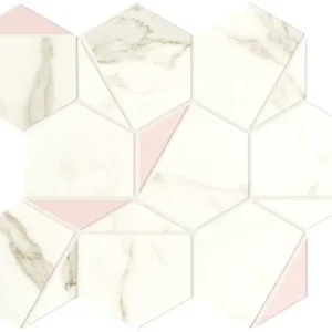 Laatste Kans Mozaïektegel Atlas Concorde Marvel Shine A4WS WAmozaiek 25,1x29cm 8,5mm glans rect cala. Presti.