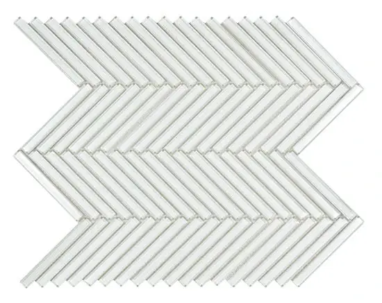 Mozaïektegel CR PLUS HG Glass WAMoz.285X305 White 8mm Glans Betrouwbaar