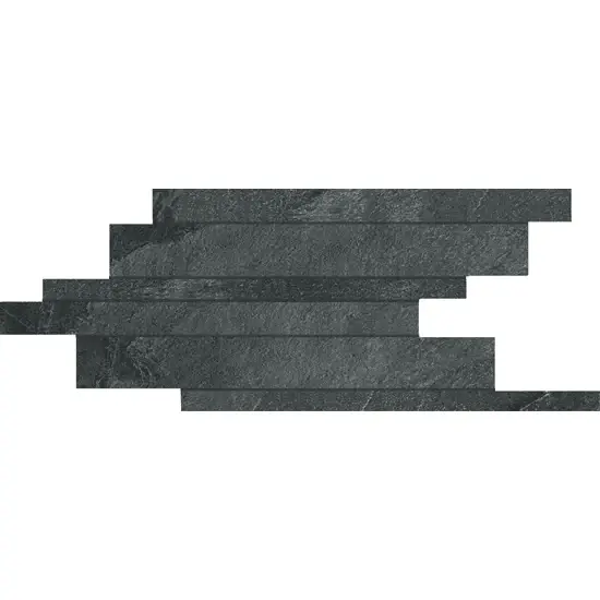 Korting Mozaïektegel Florim Naturalstone 753117 WAMuretto 210X400 Coal 9Mm Mat Ret.R10