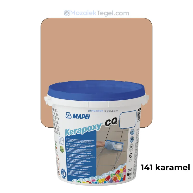 Finale Uitverkoop Mapei | Kerapoxy Easy Design | 141 Karamel | Voegmiddel