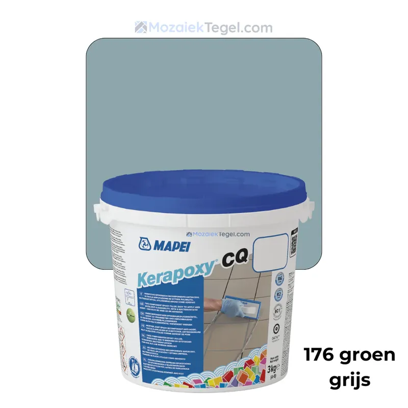 Mapei | Kerapoxy Easy Design | 176 Groen Grijs | Voegmiddel Gecertificeerd