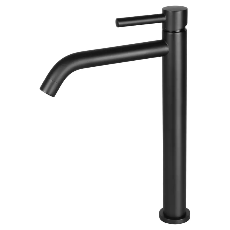 Differnz hoge kraan koud/warm - gebogen - 30.6 x 17.4 cm - mat zwart Must-Have