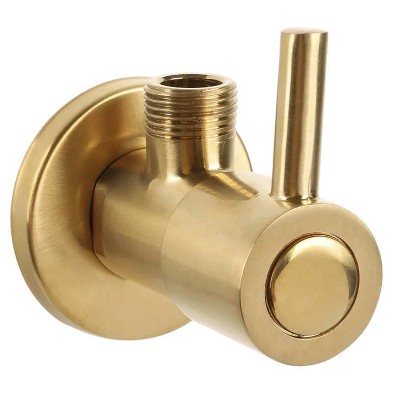 Differnz hoekstopkraan - 1/2 x 3/8 - mat goud Fabrieksprijs