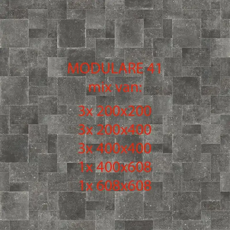 Nieuw Cir Di Pietra Ardennes 1078577 Vloertegel Mix Nero 10mm Mat Ret.R10