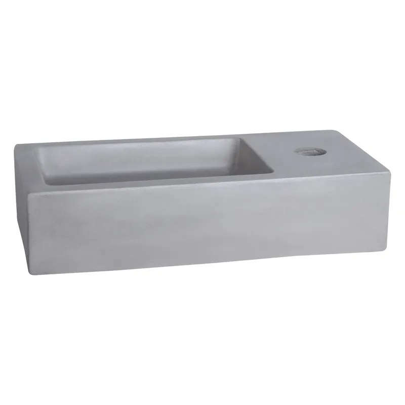 Koopje Differnz Ravo fontein beton - 38.5 x 18.5 x 9 cm - donkergrijs